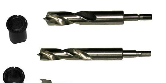 We supply a large selection of bits that can be used to drill the edge bore.