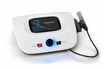 Polaris HP S This is one of the few units which allows for carrying out treatment procedures with the use of high power and biostimulation laser radiation.