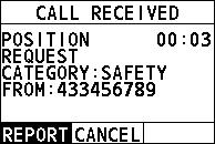 DIGITAL SELECTIVE CALLING FM-4800 Operator s Manual When "POSITION ACK" is set to "MANUAL" When a DSC position request call is received, the alarm sounds.