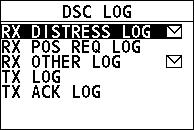 DIGITAL SELECTIVE CALLING FM-4800 Operator s Manual Step 5 Select a log you want to view. You can initiate the call again or delete the log by pressing the "CALL" or "DELETE" soft key on the screen.