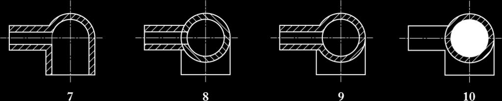 orthographic production drawings above: (1 mark) (b) Identify, by