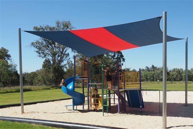 Boyanup Lions Club (W2) together with funding from the ALF provided shade sails