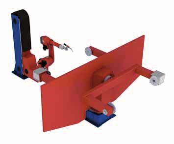 Vertical stroke for upright robot The vertical stroke which is mounted on the floor or a floor-mounted linear