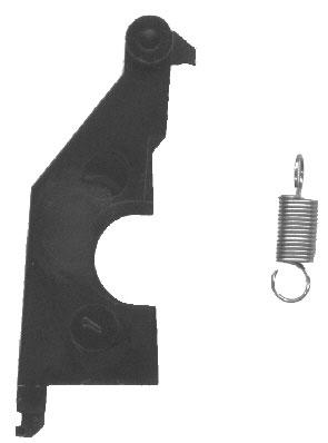 Loosen both screws holding the ratchet spring (see illustration in centre column).