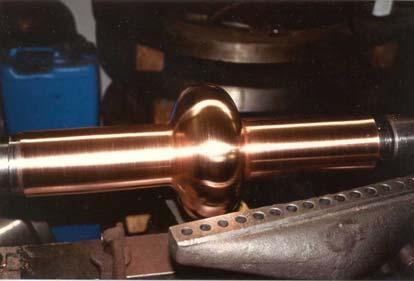 mandrel is in use.