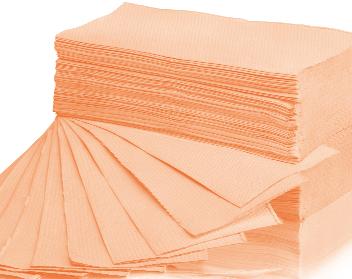 Paper towels format crepe V and C fold 100 % recycled quality, bright white sets standards for absorptive