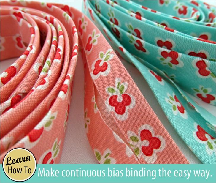 Published on Sew4Home How to Make Your Own Continuous Bias Binding Editor: Liz Johnson Thursday, 19 November 2015 1:00 Sewing is a continually evolving art.