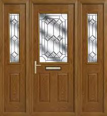 Complement your entrance door with matching side panels.