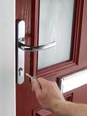 Plastics doorsets are not designed to carry dead loads. 2.2 Outward Opening Doorsets Check the correct mode of opening (inward or outward).