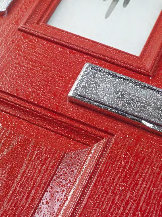 Robust - Composite doors are durable, with no twisting, warping or splitting as with timber doors.