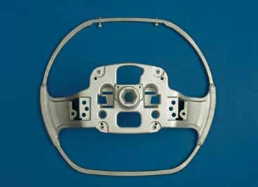 WINNERS Steering Wheel Armature Wins Automotive Award A long time customer, a large OEM, contacted us to partner up on a recently redesigned steering wheel armature to have the outside ring machined