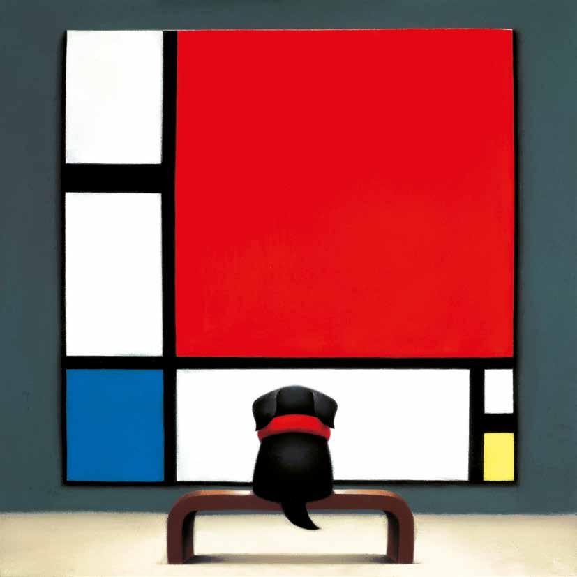 Contemplating Mondrian Paper Edition Size of 195 12 x 12 295 Since Rothko changed my life, I have acquired a real love for abstract art.
