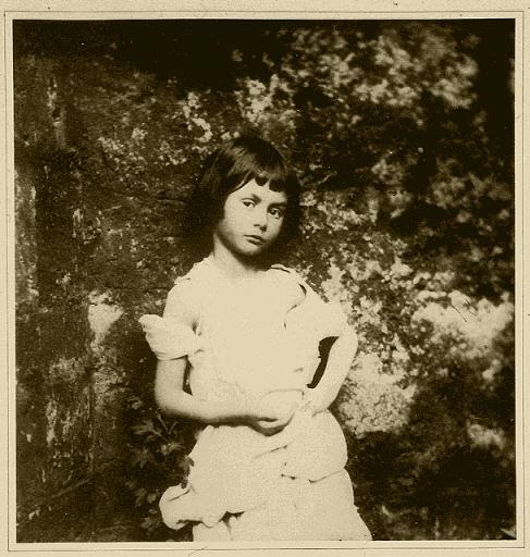 Take for example this photograph of Alice Liddell taken by Charles Dodgson in 1859 (http://people.virginia.edu/~ds8s/carroll/alice02.