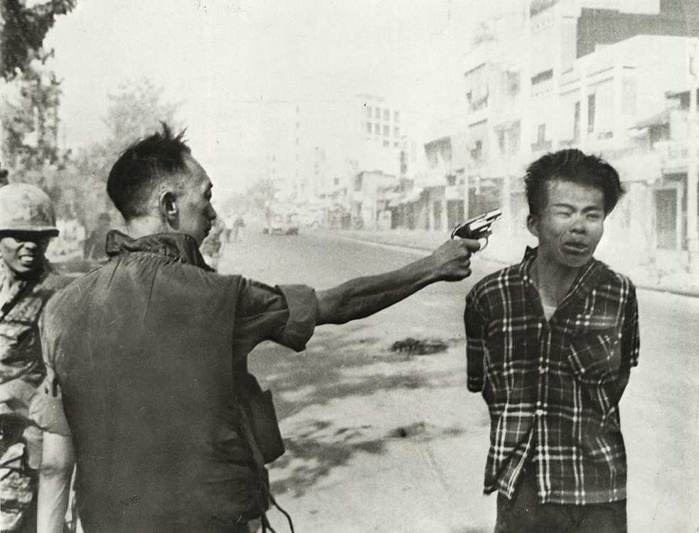 Here is another famous image: In some ways this is a photograph that helped America lose the Vietnam War. In 1968 overt US involvement in Vietnam had been going on for over a decade.