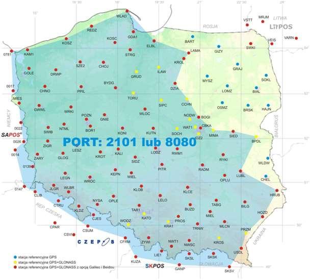 Last year activities Northern-east part of Poland was without Network RTK from GPS+GLONASS systems.