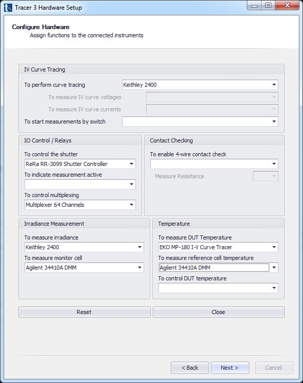 Tracer Configurator Before you start working with Tracer, you will have to configure your system. This is done by the Tracer Configurator. A tool that completely defines the setup you want to use.