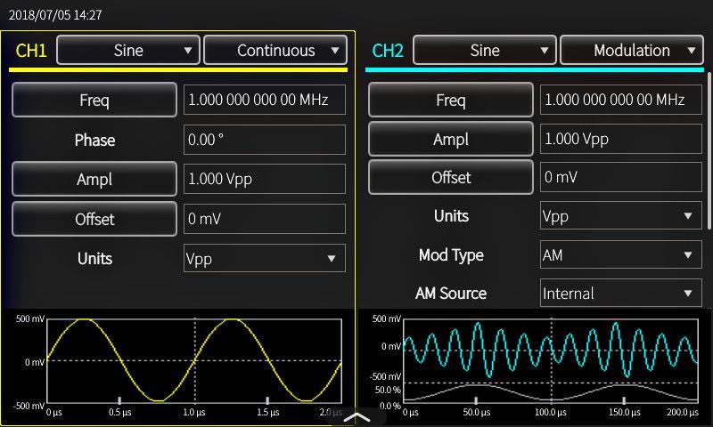 Datasheet Basic and Advanced Modes The AFG31000 series is the industry s first arbitrary function generator with full function Basic (AFG) and Advanced (Sequence) modes.