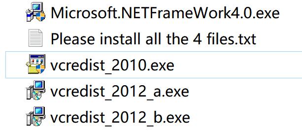 Please install all the 4 environment files in Prerequisites\Environmentfolder provided by THOUSLITE before running the software