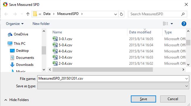 Users can select the database built previously or build new database (Fig. 4.10). The new database rebuild requires 20~40 minutes (depends on the measure device and setup).
