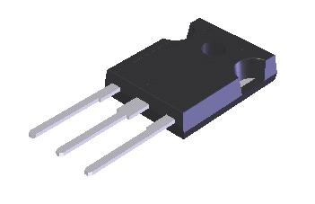 This MOSFET is tailored to reduce on-state resistance, and to provide better switching performance and higher avalanche energy strength.