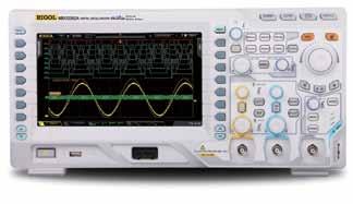 MSO/DS2000A Series Digital Oscilloscope Features and Benefits Bandwidth up to 300MHz, standard with 50Ω input 2 Analog channels,16 Digital channels(mso) Lower noise floor, Wider vertical range: