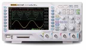MSO/DS1000Z Series Digital Oscilloscope Features and Benefits Analog channel Bandwidth: 100MHz,70MHz 4 Analog channels,16 Digital channels(mso) Max.