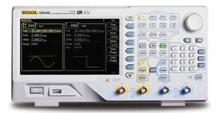 DG4000 Series Function/Arbitrary Waveform Generators Key Specifications Features and Benefits 160 MHz, 100 MHz, 60 MHz maximum output frequency 500MSa/s sample rate, 14 bits vertical resolution Dual