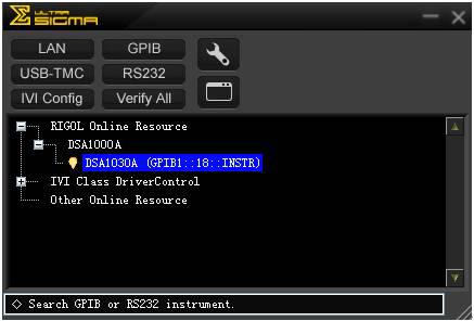 Remote Control 5. View the resource Click OK and back to the main interface of Ultra Sigma.