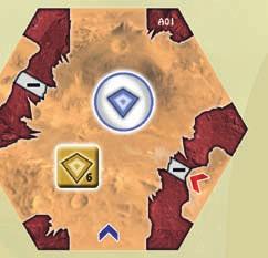 . Mars for advanced players The RYCE: Empire of Sand-field card (A00) is placed face-up in the middle of the game board (on the preprinted RYCE: Empire of Sand-field).