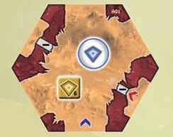 The place where the crawler was sighted, is determined by the coordinate-dice (>6..). After the Placing stage (>5.) the starting player begins with the following gameplay: 6.
