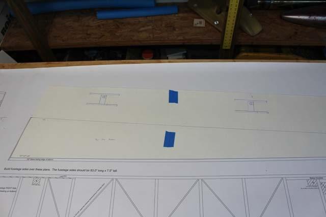 Using the aileron plans sheet, make a template for your aileron servo locations (I use poster
