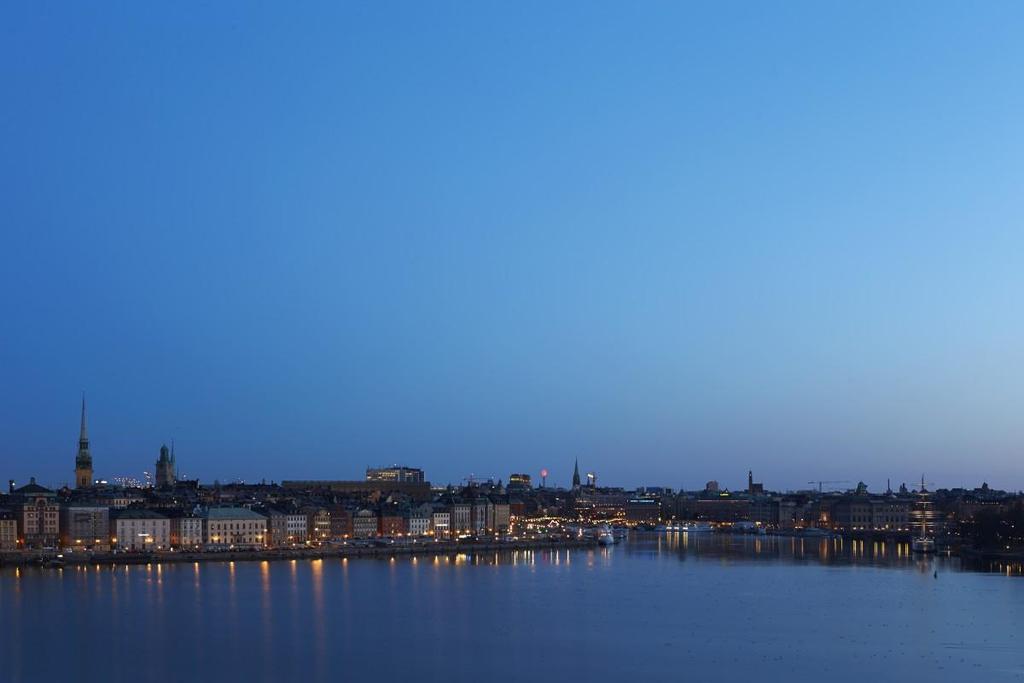 Stockholm 900.000 inhabitants 2014. 1.3 million 2040. 40.000 work for the city.
