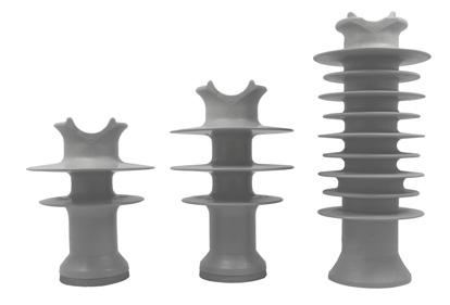 Polyethylene Post Insulator Line Post hardware available on pg. 13 Hendrix Line Post Insulators are molded from a proprietary blend of track-resistant, high-density polyethylene.