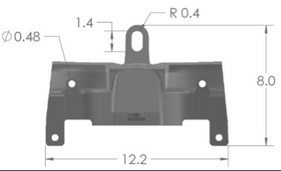 76 (assembled) Center cover and arms may be preassembled at ground level or individually installed on the line Extension Arm length can be field cut for double-arm or custom application Patent