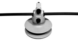 Vise Top with covered conductor and plastic/nylon clamping inserts Vise Top with bare wire and aluminum or bronze clamping inserts Polyethylene Pin Insulators Vise Top Electrical, Mechanical &