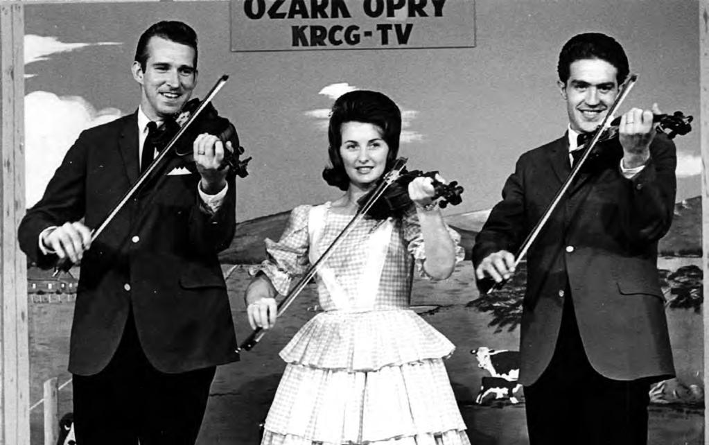 Three violins together, melody and two harmony parts; typically the tune was one of Bob Wills and the Texas Playboys great evergreens, Faded Love and Maiden s Prayer.