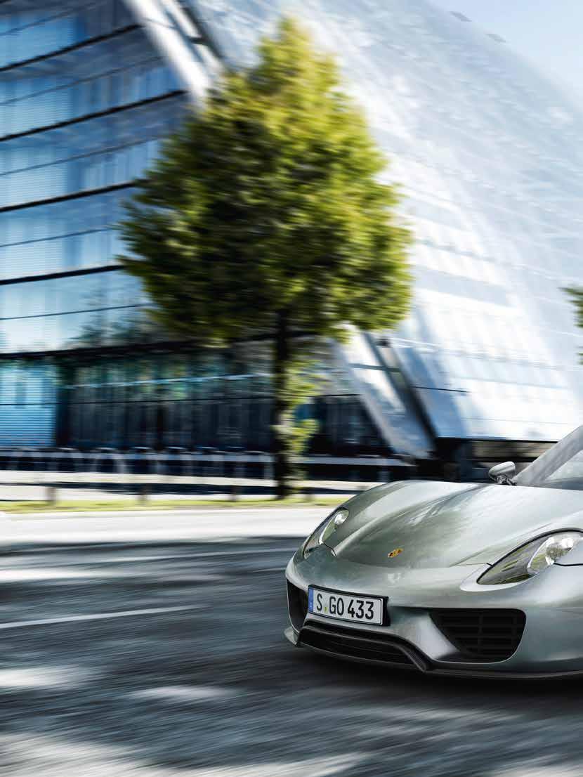 Porsche Spyder: Driving performance