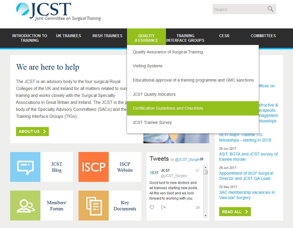 JCST certification