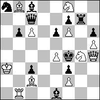 Rf4 (Barulin) 2.R*f4#. #2 (10+5) key threat 1...Bd5 1...Be4 1.Sh1? 2.Sg5# A B 1...Rf5! 1.Rb3! 2.e4# C D DM-22-24 2.Q*d5# 2.Q*e4# B1. Miroslav Svítek Original Change of three defence motifs: ABC/DEF.