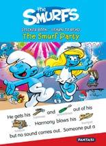 The Smurfs English Sticker Books Learn to Read Use the stickers