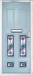 Door Colour: Irish Oak Decorative Glass: Classic Door