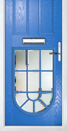 Door Colour: Slate Decorative Glass: Modena