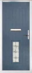 Door Colour: Irish Oak Decorative Glass: Simplicity
