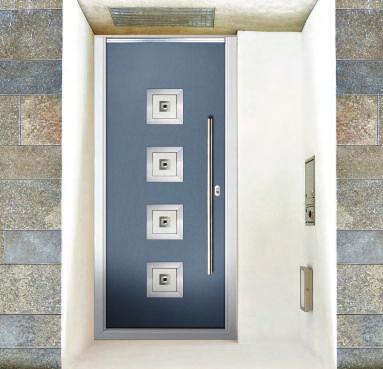 Door Colour: Clay Decorative Glass: Serenity Door