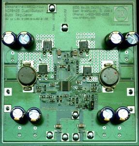 NCP5425 Demonstration Board Note Single Input to Dual Output Buck Regulator 5.0 V to 1.5 V/15 A and 1.8 V/15 A DEMONSTRATION NOTE Description The NCP5425 demonstration board is a 4.0 by 4.
