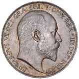 1881* Edward VII, silver crown, 1902 (S.3978). Nearly full original mint bloom, nearly uncirculated.