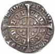 First coin, fine with weak areas, second coin with flan crack, otherwise good fine. (2) $120 1754* Henry VI, first reign (1422-1461), annulet issue (1422-7), silver groat, Calais, mm pierced cross (S.