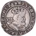 2654) mm, lis; George II, sixpence, 1757 (S.3711).
