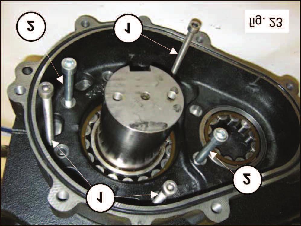 Position the 3 grub screws or M8 threaded screws