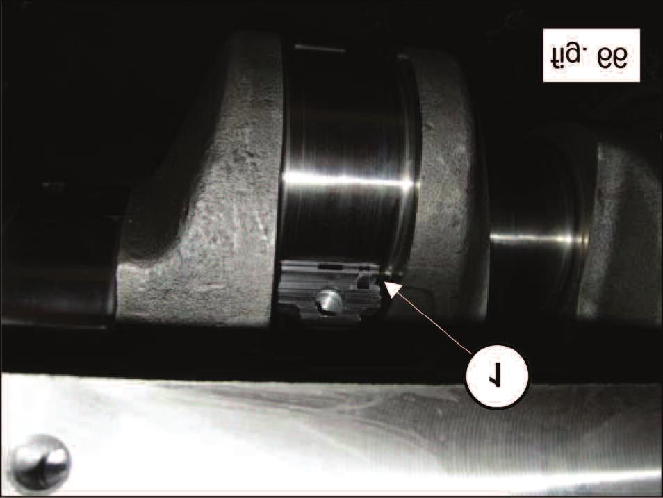 For proper assembly of the half-bearings, ensure that the reference tab on the half-bearings are positioned in their housing on the half support (1, fig. 67).